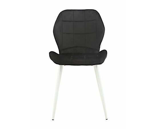 Стул BATT велюр черный, каркас черный, изображение 3 | Интернет магазин мебели и декора LifeDekor