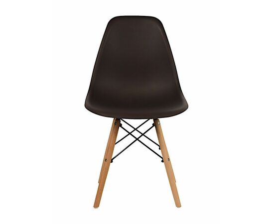 Стул пластиковый Eames DSW горький шоколад, изображение 2 | Интернет магазин мебели и декора LifeDekor