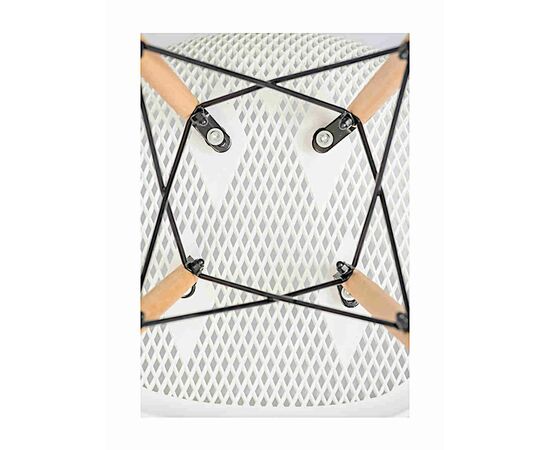 Стул пластиковый Eames DSW GRID белый, изображение 5 | Интернет магазин мебели и декора LifeDekor