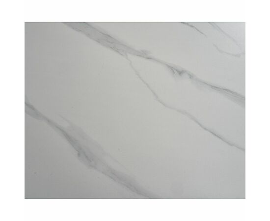 Стол керамический DENVER  WHITE MARBLE MATT 120, каркас черный, изображение 10 | Интернет магазин мебели и декора LifeDekor