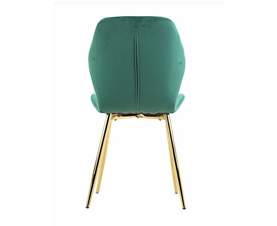 Стул BATT велюр изумруд, каркас золото, изображение 6 | Интернет магазин мебели и декора LifeDekor