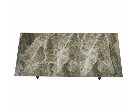 Стол керамический SEVILLE Italy grey 140-180*80*76, каркас черный, изображение 7 | Интернет магазин мебели и декора LifeDekor