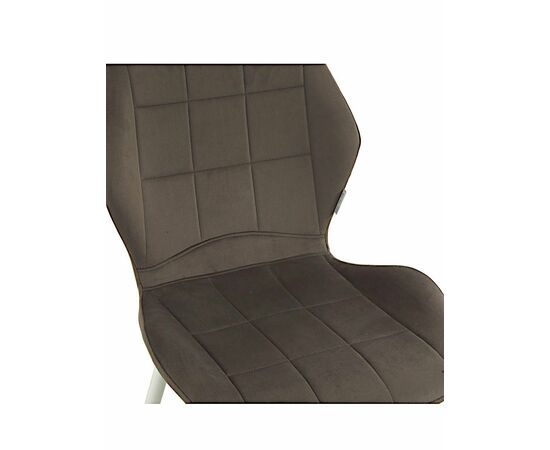 Стул BATT велюр шоколад, каркас черный, изображение 2 | Интернет магазин мебели и декора LifeDekor