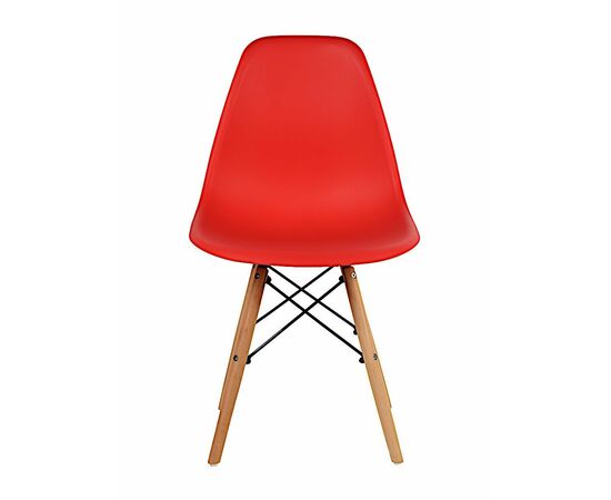 Стул пластиковый Eames DSW алый/красный, изображение 2 | Интернет магазин мебели и декора LifeDekor