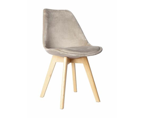 Стул FRANKFURT V велюр бежевый | Интернет магазин мебели и декора LifeDekor