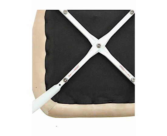 Стул ABEL велюр бежевый, каркас белый, изображение 2 | Интернет магазин мебели и декора LifeDekor