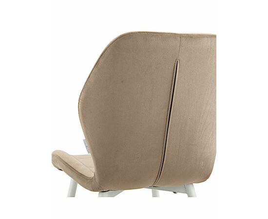 Стул BATT велюр мокко, каркас черный, изображение 6 | Интернет магазин мебели и декора LifeDekor