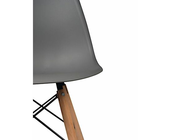 Стул пластиковый Eames DSW графит, изображение 5 | Интернет магазин мебели и декора LifeDekor