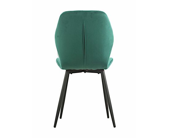 Стул BATT велюр изумруд, каркас черный, изображение 2 | Интернет магазин мебели и декора LifeDekor