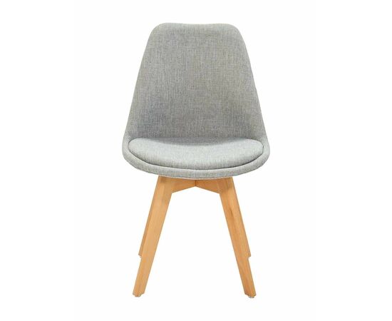 Стул FRANKFURT V велюр серый, изображение 3 | Интернет магазин мебели и декора LifeDekor