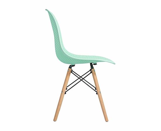 Стул пластиковый Eames DSW GRID мятный, изображение 3 | Интернет магазин мебели и декора LifeDekor