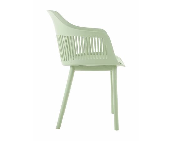 Стул пластиковый BETTY c подушкой зеленый, изображение 5 | Интернет магазин мебели и декора LifeDekor
