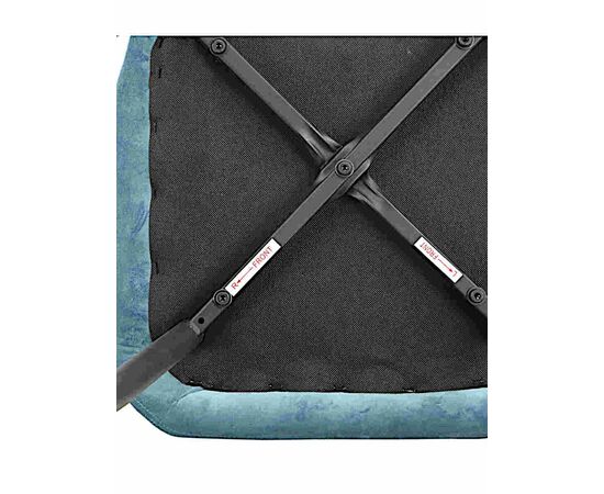 Стул ABEL велюр океан, каркас черный, изображение 8 | Интернет магазин мебели и декора LifeDekor