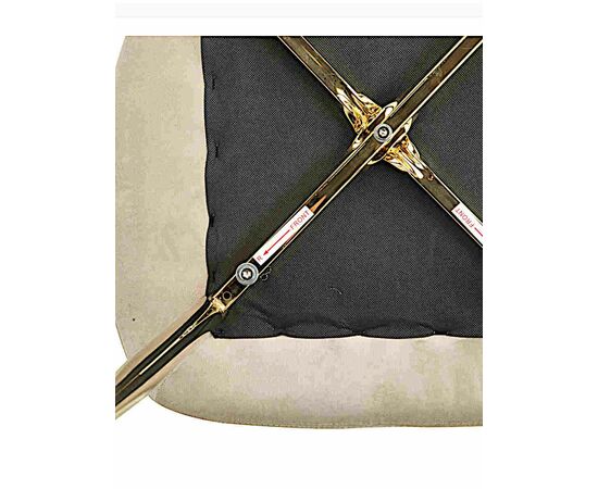 Стул BATT велюр какао, каркас золото, изображение 5 | Интернет магазин мебели и декора LifeDekor