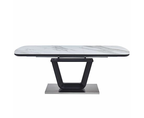 Стол керамический ATHENA 160-200/90*76, каркас черный, изображение 4 | Интернет магазин мебели и декора LifeDekor