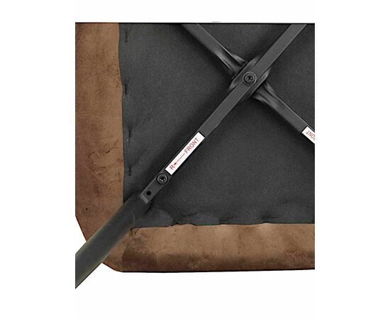 Стул LOLA велюр капучино, каркас черный, изображение 8 | Интернет магазин мебели и декора LifeDekor