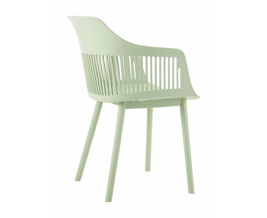 Стул пластиковый BETTY c подушкой зеленый, изображение 4 | Интернет магазин мебели и декора LifeDekor
