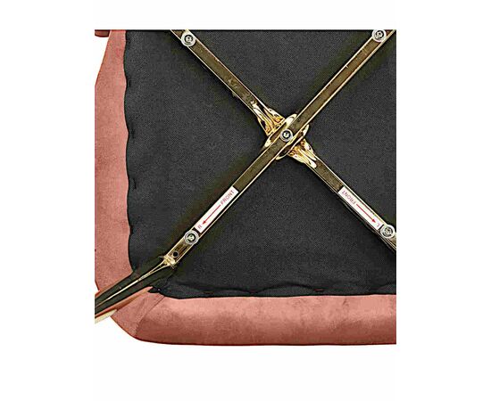 Стул ABEL велюр пыльно-розовый, каркас золото, изображение 8 | Интернет магазин мебели и декора LifeDekor