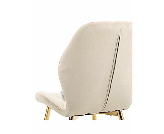 Стул BATT велюр какао, каркас золото, изображение 7 | Интернет магазин мебели и декора LifeDekor