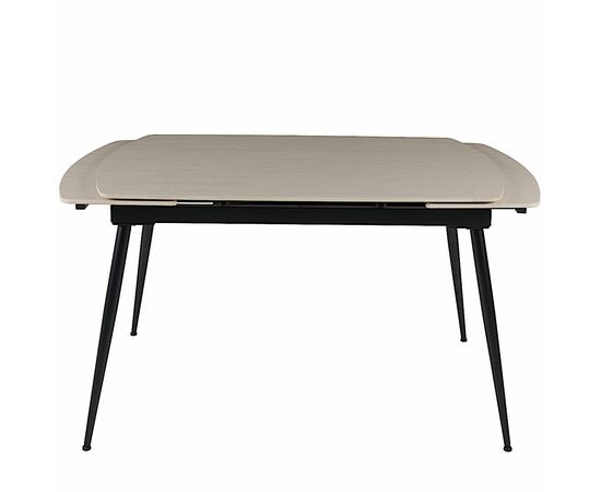 Стол керамический TEXAS  SAND MATT 120, каркас черный, изображение 4 | Интернет магазин мебели и декора LifeDekor