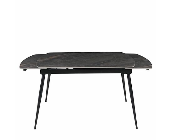 Стол керамический TEXAS  LABRADOR GLOSS 120, каркас черный, изображение 5 | Интернет магазин мебели и декора LifeDekor