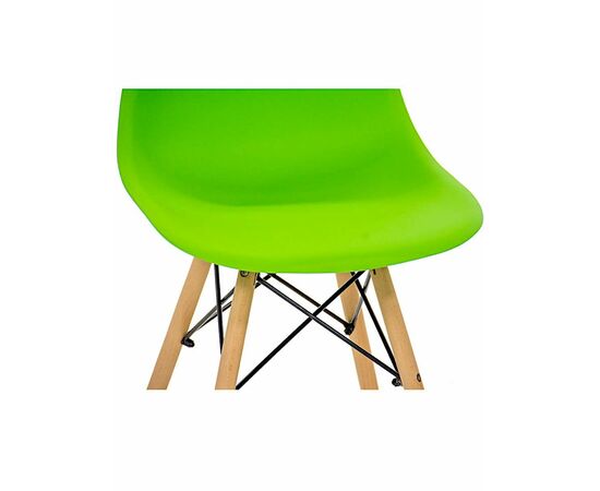 Стул пластиковый Eames DSW зеленый, изображение 5 | Интернет магазин мебели и декора LifeDekor