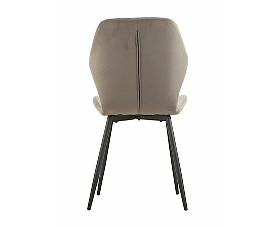 Стул SALLY велюр антрацит, каркас черный, изображение 7 | Интернет магазин мебели и декора LifeDekor