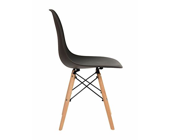 Стул пластиковый Eames DSW горький шоколад, изображение 3 | Интернет магазин мебели и декора LifeDekor