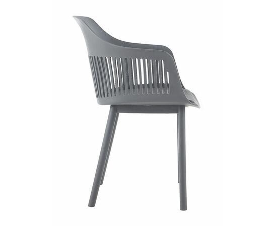 Стул пластиковый BETTY c подушкой серый, изображение 4 | Интернет магазин мебели и декора LifeDekor