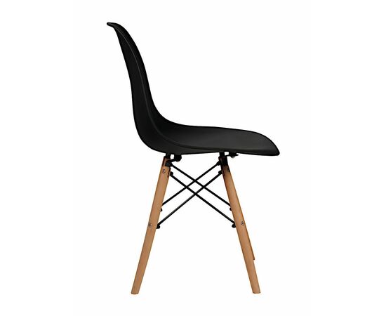 Стул пластиковый Eames DSW черный, изображение 3 | Интернет магазин мебели и декора LifeDekor