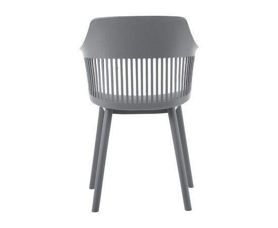 Стул пластиковый BETTY c подушкой серый, изображение 2 | Интернет магазин мебели и декора LifeDekor