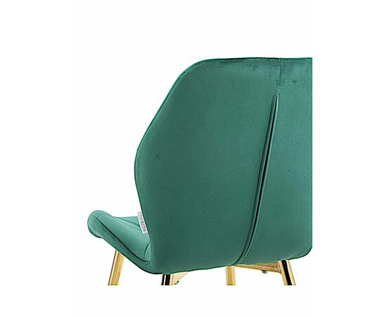 Стул BATT велюр изумруд, каркас золото, изображение 5 | Интернет магазин мебели и декора LifeDekor