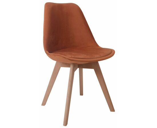 Стул FRANKFURT V велюр терракотовый | Интернет магазин мебели и декора LifeDekor
