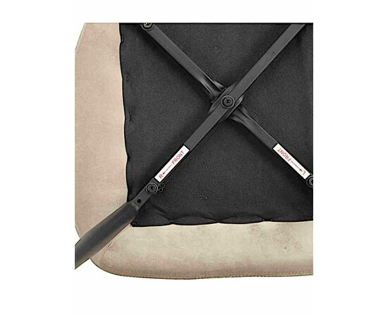 Стул BATT велюр какао, каркас черный, изображение 2 | Интернет магазин мебели и декора LifeDekor