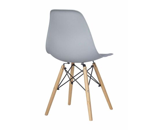 Стул пластиковый Eames DSW серый, изображение 3 | Интернет магазин мебели и декора LifeDekor