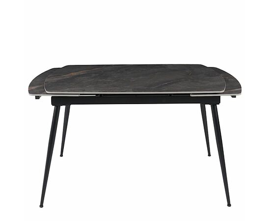 Стол керамический TEXAS  LABRADOR GLOSS 120, каркас черный, изображение 4 | Интернет магазин мебели и декора LifeDekor
