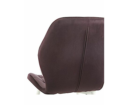 Стул LOLA велюр баклажан, каркас белый, изображение 6 | Интернет магазин мебели и декора LifeDekor