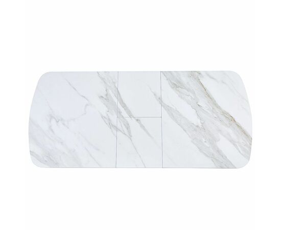 Стол керамический ATHENA 160-200/90*76, каркас черный, изображение 9 | Интернет магазин мебели и декора LifeDekor