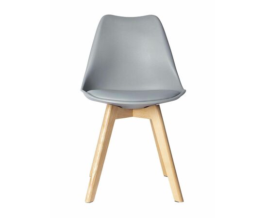 Стул FRANKFURT экокожа серый, изображение 2 | Интернет магазин мебели и декора LifeDekor