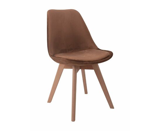 Стул FRANKFURT V велюр кричневый | Интернет магазин мебели и декора LifeDekor