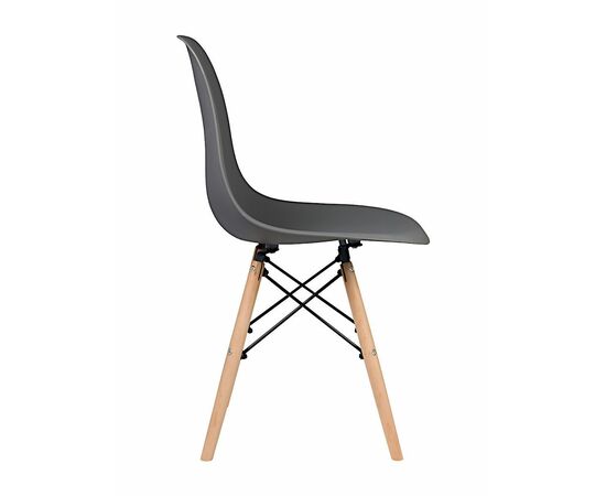 Стул пластиковый Eames DSW графит, изображение 3 | Интернет магазин мебели и декора LifeDekor