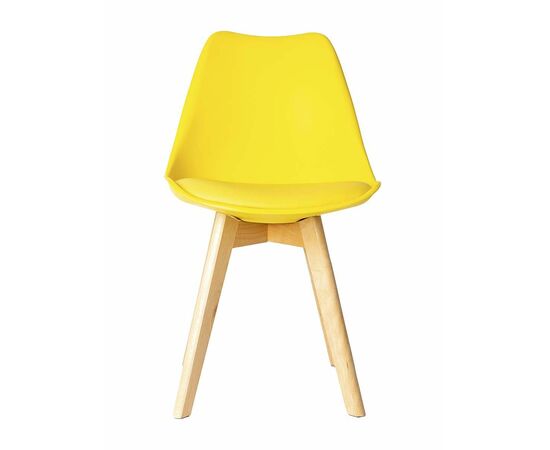 Стул FRANKFURT экокожа желтый, изображение 2 | Интернет магазин мебели и декора LifeDekor