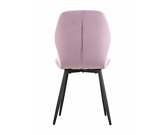Стул BATT велюр сиреневый, каркас черный, изображение 7 | Интернет магазин мебели и декора LifeDekor