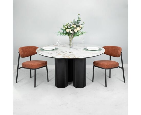 Стол BRAVO 140х85х77 см керамогранит Calacatta Matt, изображение 2 | Интернет магазин мебели и декора LifeDekor