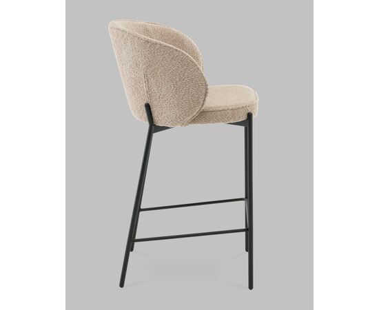 Стул полубарный Тисдейл букле бежевый, изображение 4 | Интернет магазин мебели и декора LifeDekor