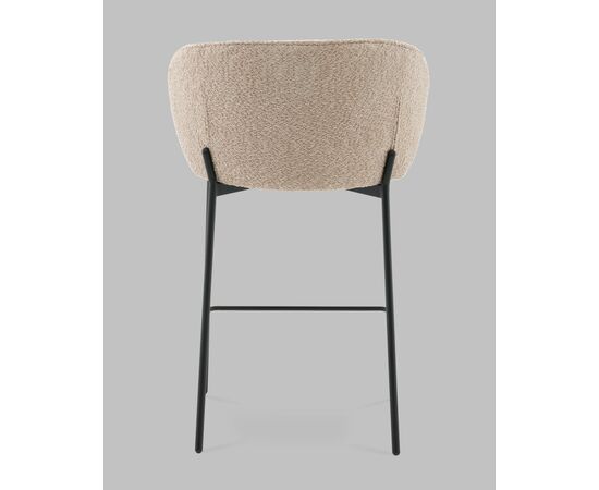 Стул полубарный Тисдейл букле бежевый, изображение 5 | Интернет магазин мебели и декора LifeDekor