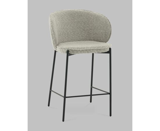 Стул полубарный Тисдейл букле светло-зеленый, изображение 2 | Интернет магазин мебели и декора LifeDekor