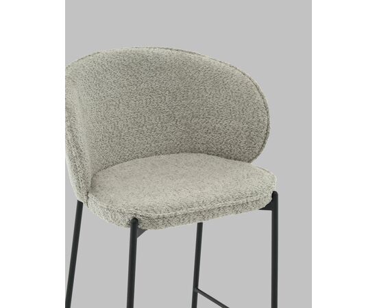 Стул полубарный Тисдейл букле светло-зеленый, изображение 8 | Интернет магазин мебели и декора LifeDekor