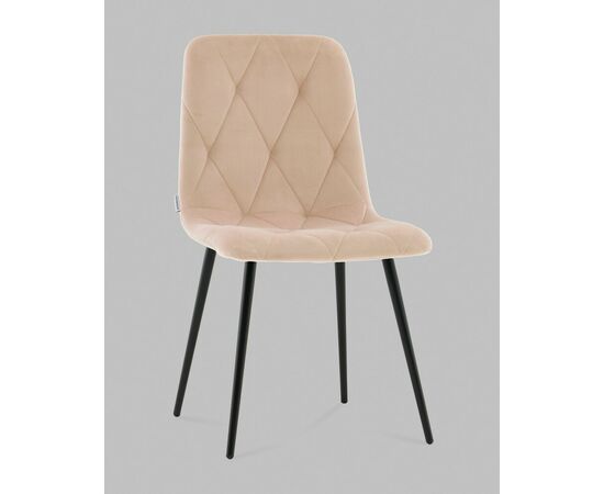 Стул Одди Diamond велюр бежевый, изображение 2 | Интернет магазин мебели и декора LifeDekor