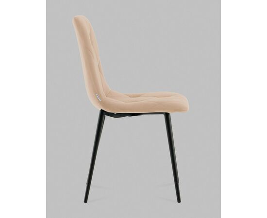 Стул Одди Diamond велюр бежевый, изображение 4 | Интернет магазин мебели и декора LifeDekor